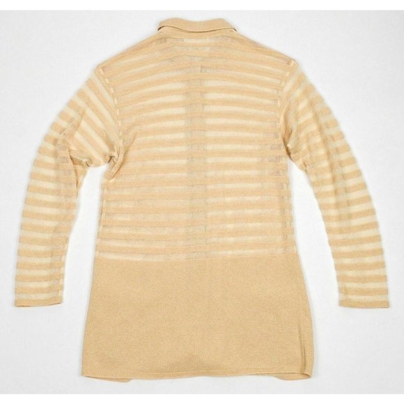 Escada Margaretha Ley Wool Silk Blend Gold Shimmer - Picture 2 of 7